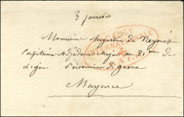 Cachet Rouge AGENCE / INTERNATIONALE / BÂLE Sur Enveloppe Sans Texte Pour Un Prisonnier De Guerre à Mayence. - TB / SUP. - Guerra Del 1870