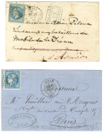 Lot De 2 Lettres De La Guerre De 70 Dont MARINS / DE / LORIENT. - TB. - Guerre De 1870