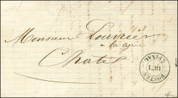 Càd Bleu POSTES / 1871 / ÉPINAL Sur Lettre D'Épinal Pour Châtel En Franchise. - SUP. - R. - Lettres & Documents