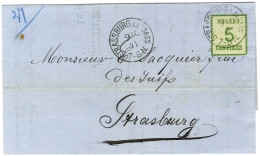 Càd STRASSBURG Im ELSASS / Als. N° 4 Sur Lettre Locale. 1871. - SUP. - Briefe U. Dokumente
