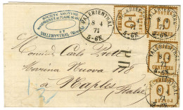 Càd VALERIENTHAL / Als. N° 5 (4, 1ex Def) Sur Lettre Pour Naples. 1871. - TB. - R. - Lettres & Documents