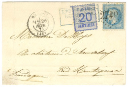 Cachet Encadré Bleu K:PR:FELD-POST / RELAIS N° 80 / Als. N° 6 + GC 2740 / N° 29 Càd T 17 ORLEANS (43) 26 FEVR. 71 Sur Le - Covers & Documents