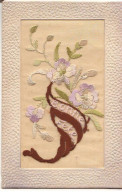 N°19405 - Carte Brodée - Bonne Fête - Fleurs Sortant D'une Corne D'abondance - Embroidered