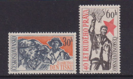 CZECHOSLOVAKIA  - 1960 Rude Pravo Newspaper Set Never Hinged Mint - Unused Stamps