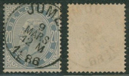 émission 1883 - N°39 Obl Simple Cercle "Jumet" - 1883 Leopold II