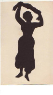 N°12764 - Silhouette D'une Femme - Cartes Animées Lambert - Silhouetkaarten