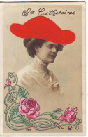 N°14862 - Sainte Catherine - Photo D'une Femme Portant Un Chapeau En Feutrine - Sainte-Catherine