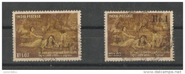 India - 1961 -  Kalidasa ( Poet And Dramatist ) And 1963 Overprint 1 Rs On Rs  1.03 - USED. ( OL 25/12/2013) - Gebraucht