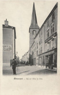 CARTE POSTALE ORIGINALE ANCIENNE : MIRECOURT LA RUE DE L'HOTEL DE VILLE ANIMEE VOSGES 88 - Mirecourt