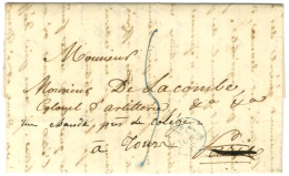 Lettre Avec Texte Daté De Cayenne Le 28 Mars 1832 Pour Paris Réexpédiée à Tours. - TB / SUP. - Posta Marittima