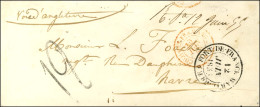 Marque Manuscrite '' R.Pe 12 Juin 55 '' (Rivière Pilote) (J N°1) Sur Enveloppe Pour Le Havre. Au Recto, Càd FORT DE FRAN - Posta Marittima