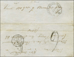Lettre Avec Texte Daté à La Trinité Le 8 Novembre 1857 Pour Paris. Au Verso, Marque Manuscrite '' Trinité Mque 9 Novembr - Correo Marítimo