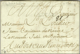 LE CAP (Jamet N° 4) Sur Lettre Avec Texte Daté De Bordeaux Le 6 Juillet 1773, Acheminée Par La Petite Poste De Bordeaux  - Maritime Post
