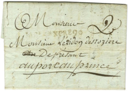 Lettre Avec Très Bon Texte Historique Daté Du Cap Le 5 Décembre 1790 Pour Port Au Prince. Au Recto, Marque D'entrée CAP  - Poste Maritime