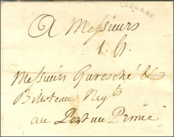 LEOGANE (Jamet N° 4) Sur Lettre Avec Texte Daté De Léogane Le 9 Mai 1781 Pour Port Au Prince. - SUP. - R. - Poste Maritime