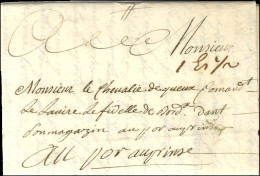 Lettre Avec Texte Daté De Petit Goave Le 7 Juin 1755 Pour Port Au Prince. - TB / SUP. - Schiffspost