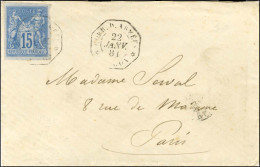 Càd Octo CORR.D.ARMÉES / SAIGON / CG N° 41 Sur Lettre Au Tarif De Militaire Pour Paris. 1880. - TB / SUP. - R. - Poste Maritime