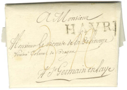 Lettre Avec Texte Daté Du Cap Le 8 Juin 1786 Pour Saint Germain En Laye. Au Recto, Marque Postale D'entrée HAVRE. - TB / - Entry Postmarks