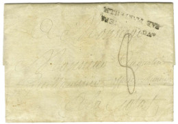 Lettre Avec Texte Daté Du Cap Le 7 Octobre 1791 Pour La Ciotat. Au Recto, Marque Postale D'entrée VOYE DE MER / PAR MARS - Entry Postmarks