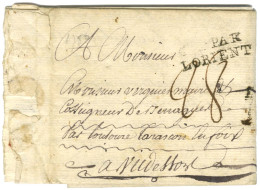 Lettre Avec Très Bon Texte Historique Daté Du Cap Le 4 Octobre 1780 Pour Toulouse. Au Recto, Marque Postale D'entrée COL - Entry Postmarks