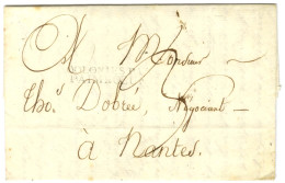 Lettre Avec Texte Daté Isle De France Le 14 Août 1820 Pour Nantes, Au Recto Marque Postale D'entrée COLONIES PAR / PAIMB - Marques D'entrées