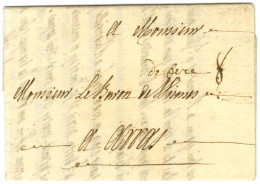 '' De Fere '' (L N° 1) Sur Lettre Avec Texte Daté Du 3 Septembre 1740 Pour Arras. - SUP. - Sonstige & Ohne Zuordnung