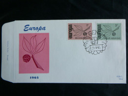 1965 1342-1343 FDC  ( Gent)  : " Europa 65 " - 1961-1970