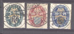 Allemagne  -  Reich  :  Mi  375-77  (o) - Used Stamps