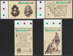 THEMATIC HISTORY:  350th ANNIV. OF GRANTING OF CHARTER TO EARL OF CARLISLE. LIGON'S MAP ETC   -   BARBADOS - Otros & Sin Clasificación