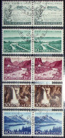 Schweiz Suisse 1954: Pro Patria Zu WII 66-70 Mi 597-601 Yv 548-552 Paare Mit ET-Stempel BERN 1.VI.54 AUSGABETAG - Used Stamps