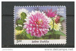 India  - Flower - Dahlia - USED. ( OL  23/12/2013 ) - Sonstige & Ohne Zuordnung