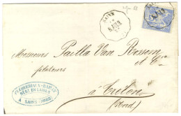 Conv. Stat. SAINS / H.AULN (2) / N° 78 Sur Lettre Pour Trélon. 1876. - TB / SUP. - Other & Unclassified