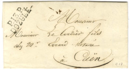P.13.P. / DOZULE Sur Lettre Avec Texte Daté Du 20 Août 1829 Pour Caen. - SUP. - Other & Unclassified