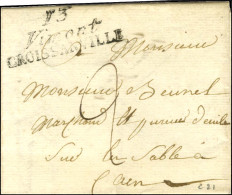 13 / Vimont / CROISSANVILLE Sur Lettre Avec Texte Daté 1829 Pour Caen. - TB / SUP. - R. - Autres & Non Classés