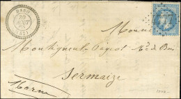 GC 4777 / N° 29 Càd T 22 DABO (52) Sur Lettre Pour Sermaise. 1868. - SUP. - R. - Other & Unclassified