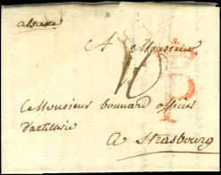 P Couronné Rouge (L N° 5) Sur Lettre Avec Texte Daté Du 10 Juin (1771) Pour Strasbourg. - TB / SUP. - R. - Sonstige & Ohne Zuordnung