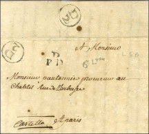 Lettre En Port Payé Avec Texte Daté 1773 Remise Au Facteur D / 2 Pour Paris. - SUP. - R. - Sonstige & Ohne Zuordnung