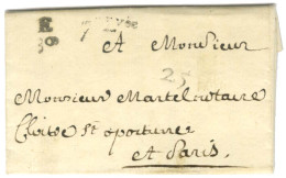 Lettre En Port Payé Avec Texte Daté 1761 Remise Au Boitier E / 30 Pour Paris. - TB. - Sonstige & Ohne Zuordnung