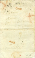 Delcampe - ' Clichy ' Rouge (L N° 130) Sur Lettre Sans Texte Datée Du 31 Décembre 1787 Pour Paris, Au Recto Marque De La Petite Pos - Andere & Zonder Classificatie