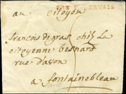 PRÉ St GERVAIS Rouge (L N° 177) Sur Lettre Avec Texte Daté 1794 Pour Fontainebleau. - TB / SUP. - R. - Autres & Non Classés