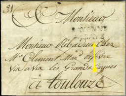 BAYONNE / P.PAYE (L N° 10) Sur Lettre Avec Texte Daté Du 9 Juin 1789 Pour Toulouse. - TB. - R. - Autres & Non Classés