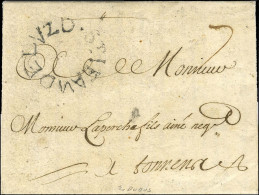 D.ST JEAN DE LUZ (L N° 2) Sur Lettre Avec Texte Daté Du 6 Octobre 1737 Pour Tonneins. Ex Collection Dubus. - SUP. - RR. - Andere & Zonder Classificatie