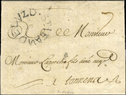 Delcampe - D.ST JEAN DE LUZ (L N° 2) Sur Lettre Avec Texte Daté Du 6 Octobre 1737 Pour Tonneins. Ex Collection Dubus. - SUP. - RR. - Andere & Zonder Classificatie