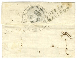 DEB. 64 / MAULEON Sur Lettre Avec Texte Daté De Triel Le 15 Février 1817. - TB / SUP. - R. - Andere & Zonder Classificatie