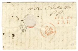DEB. 64 / PAU Rouge (27 Mm) Sur Lettre Avec Texte Daté 1832. - TB / SUP. - R. - Other & Unclassified