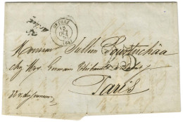 64 / Arthez Càd T 15 ORTHEZ (64) Taxe 25 DT Sur Lettre Avec Texte Pour Paris. 1853. - TB / SUP. - R. - Other & Unclassified