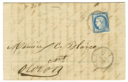 Càd T 24 URDOS (64) / N° 60 Sur Lettre Pour Oloron. 1876. - TB / SUP. - Other & Unclassified