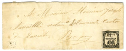 OR (2 Frappes) / Timbre-taxe N° 2 Sur Lettre Avec Texte Daté De Lasseube Pour La Commande. 1861. - TB. - Andere & Zonder Classificatie