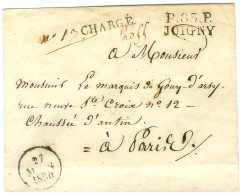 P.83.P. / JOIGNY Sur Enveloppe Chargée Pour Paris. Au Recto, Dateur A 27 Mars 1830. - SUP. - Other & Unclassified