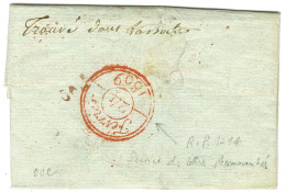 75 / LA MOTTE / Ste HERAYE Rouge Sur Lettre Chargée Pour Paris. Au Verso, Mention Manuscrite '' Trouvé Dans La Boite ''. - Altri & Non Classificati